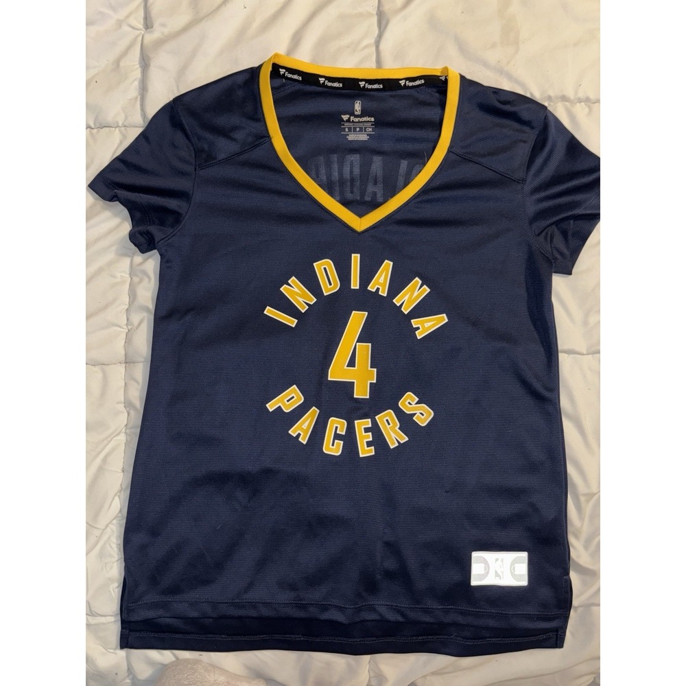 Fanatics Official Licensed Jersey NBA Pacers Women's V-neck Size Small #4